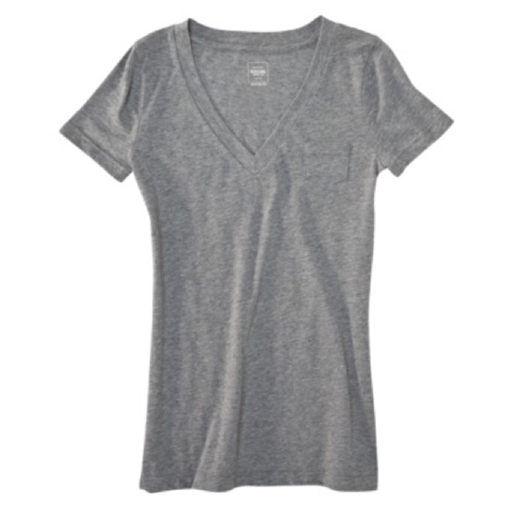 Soft Grey Tee (Fitted) Mossimo